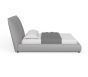 LINDSAY KING UPHOLSTERED BED - DOVE GREY