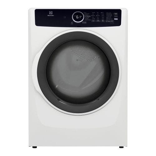 Electrolux 8.0 CU FT ELECTRIC ESTAR DRYER ELFE743CAW - front view
