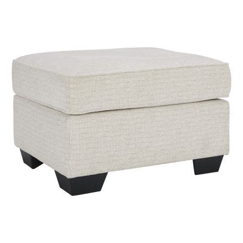 CASHTON SNOW OTTOMAN