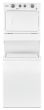 Whirlpool WHITE STACKED WASHER/DRYER CO-YWET4027HW - front view