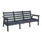 SLATE SOFA SET WITH CAST SILVER CUSHIONS