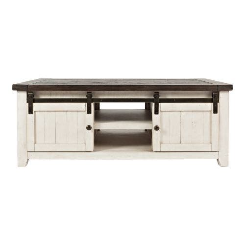 MADISON COUNTY COFFEE TABLE - ANTIQUE WHITE