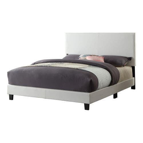 Sam King Upholstered Bed Grey Leather, Sams King Size Bed Frame