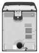 Maytag Pet Pro Top Load Electric Dryer - 7.0 cu. ft. YMED6500MBK - back view