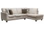 SWANTON 2 PIECE SECTIONAL W/ RAF CHAISE