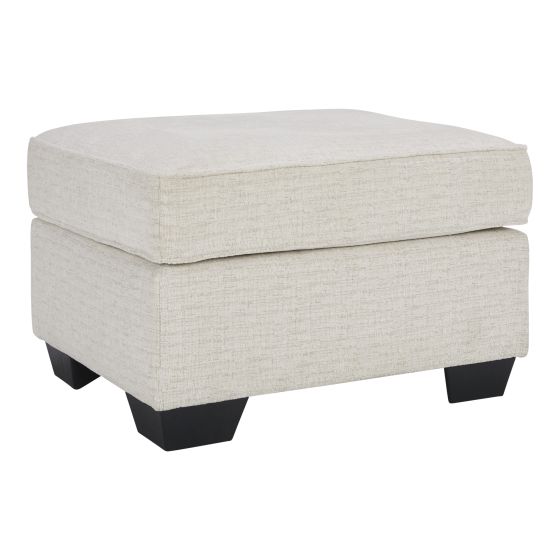 CASHTON SNOW OTTOMAN