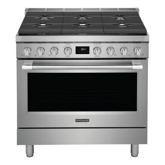 Frigidaire Professional 36" FRONT CONTROL DUAL FUEL FREESTANDING RANGE CO-PCFD3670AF