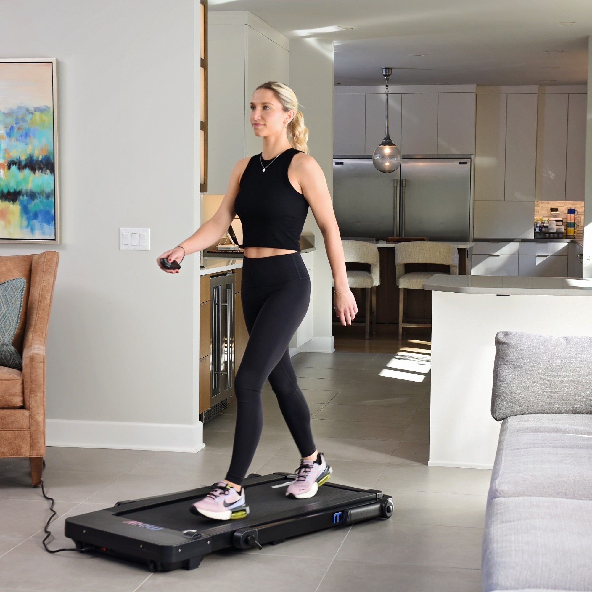 walking treadmill exercise workout home
