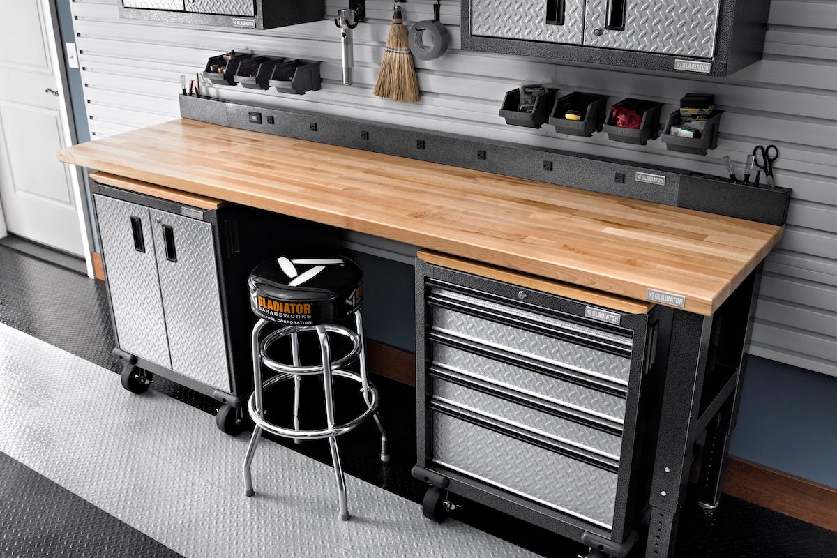 work table with stool