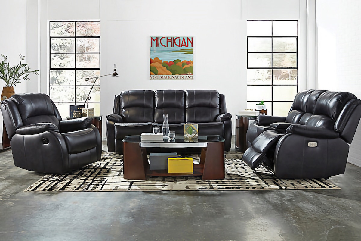 living room with couches and chair