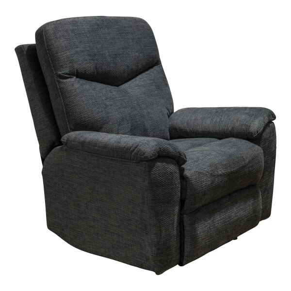 DRAKE DARK GREY POWER RECLINER | Tepperman's